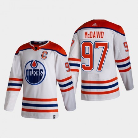 Camisola Edmonton Oilers Connor McDavid 97 2020-21 Reverse Retro Authentic - Homem